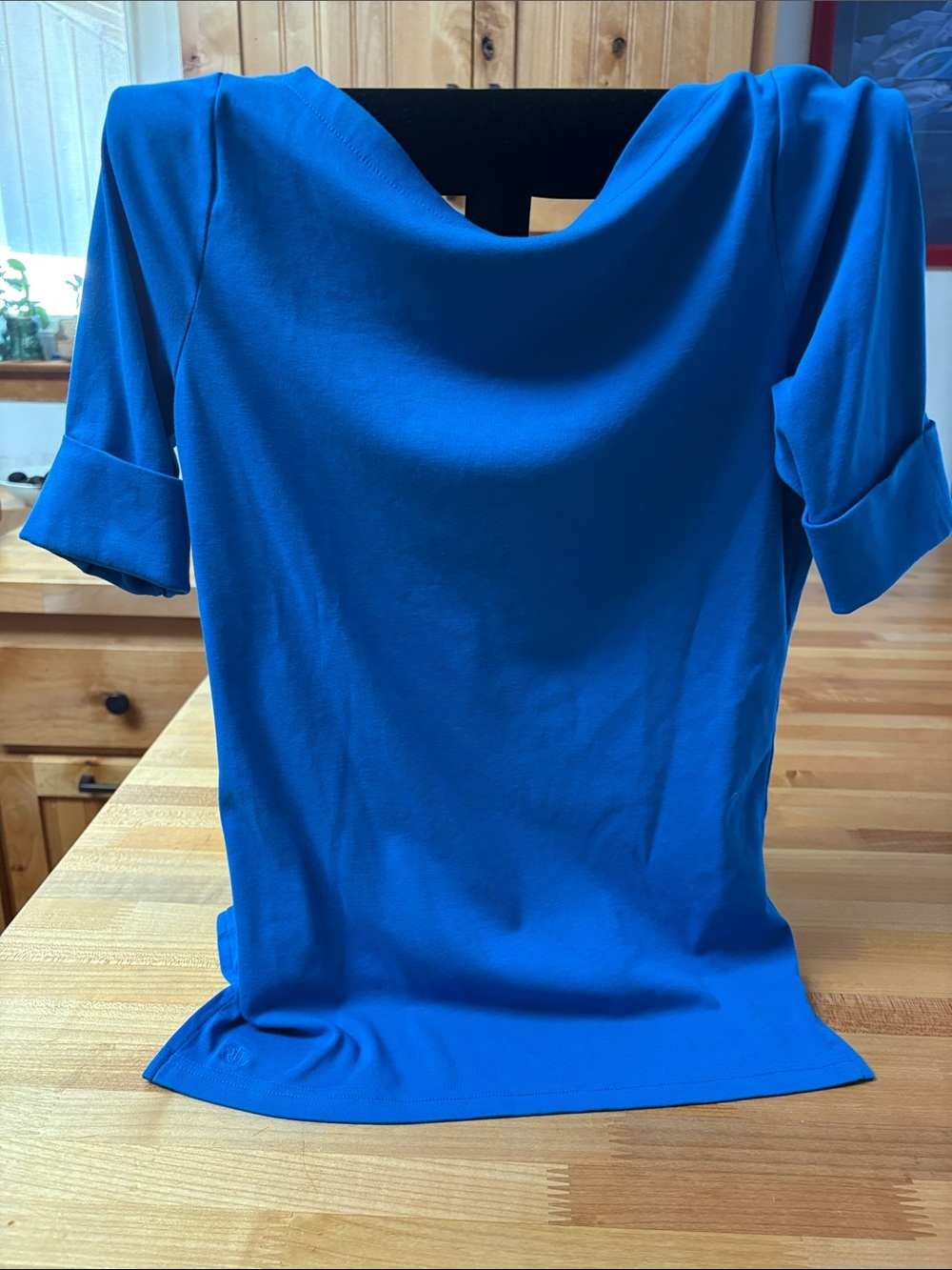 Lauren Ralph Lauren blue top